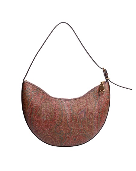 Shop ETRO  Shoulder Bag: Etro etro essential medium hobo bag.
Zip closure.
Gold-finish metal accessories.
Dimensions: 17.5 x 32.5 x 1cm.
Composition: Paisley jacquard cotton fabric coated with matt grain and doubled in canvas; Coating: 100% PVC; Details: 100% leather; Lining: 50% polyurethane, 50% polyamide.
Made in Italy.. WP1I0001 AA001 -M0019